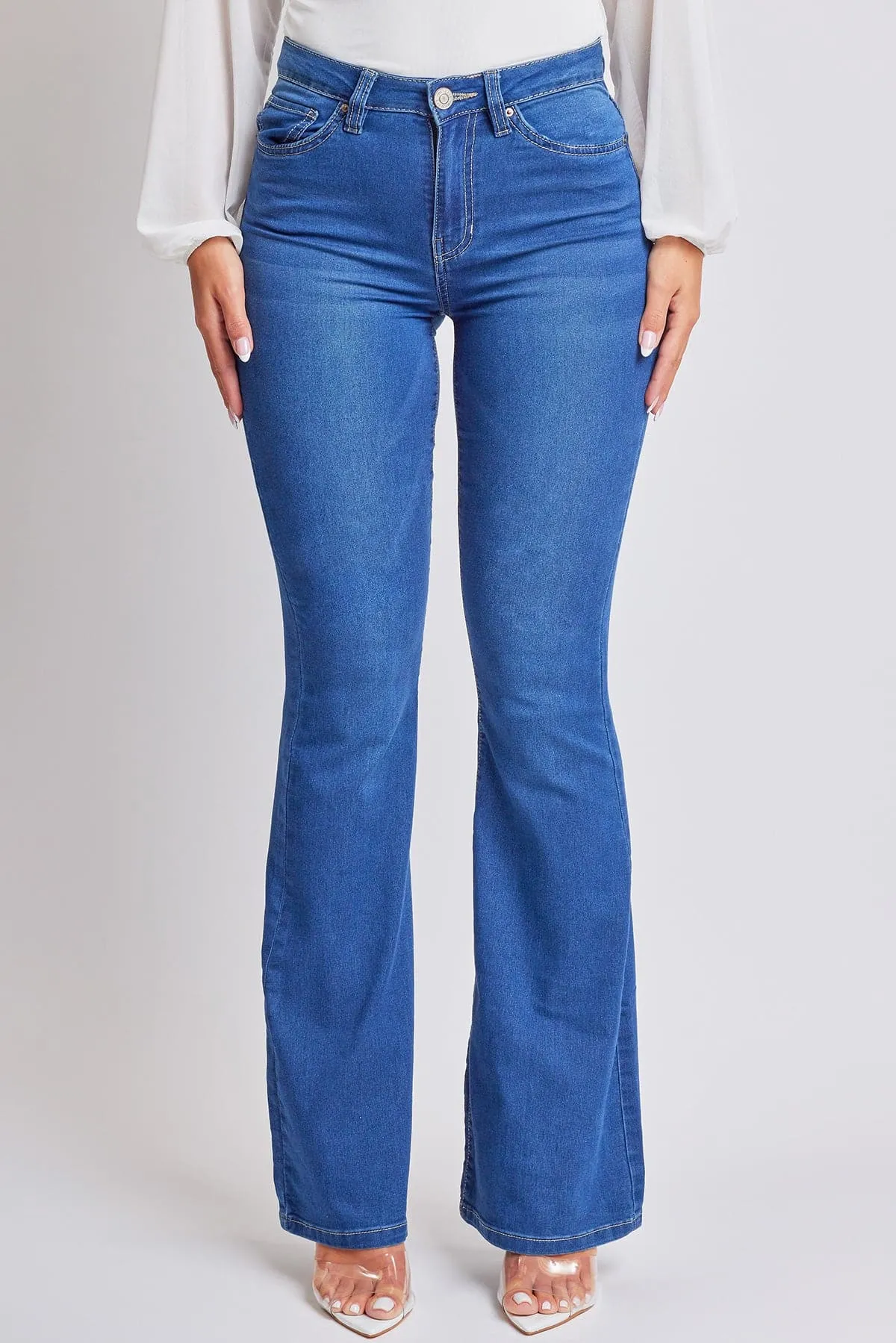 Women's Essential Hyperdenim Flare Jeans sold by YMI product image thumbnail 2