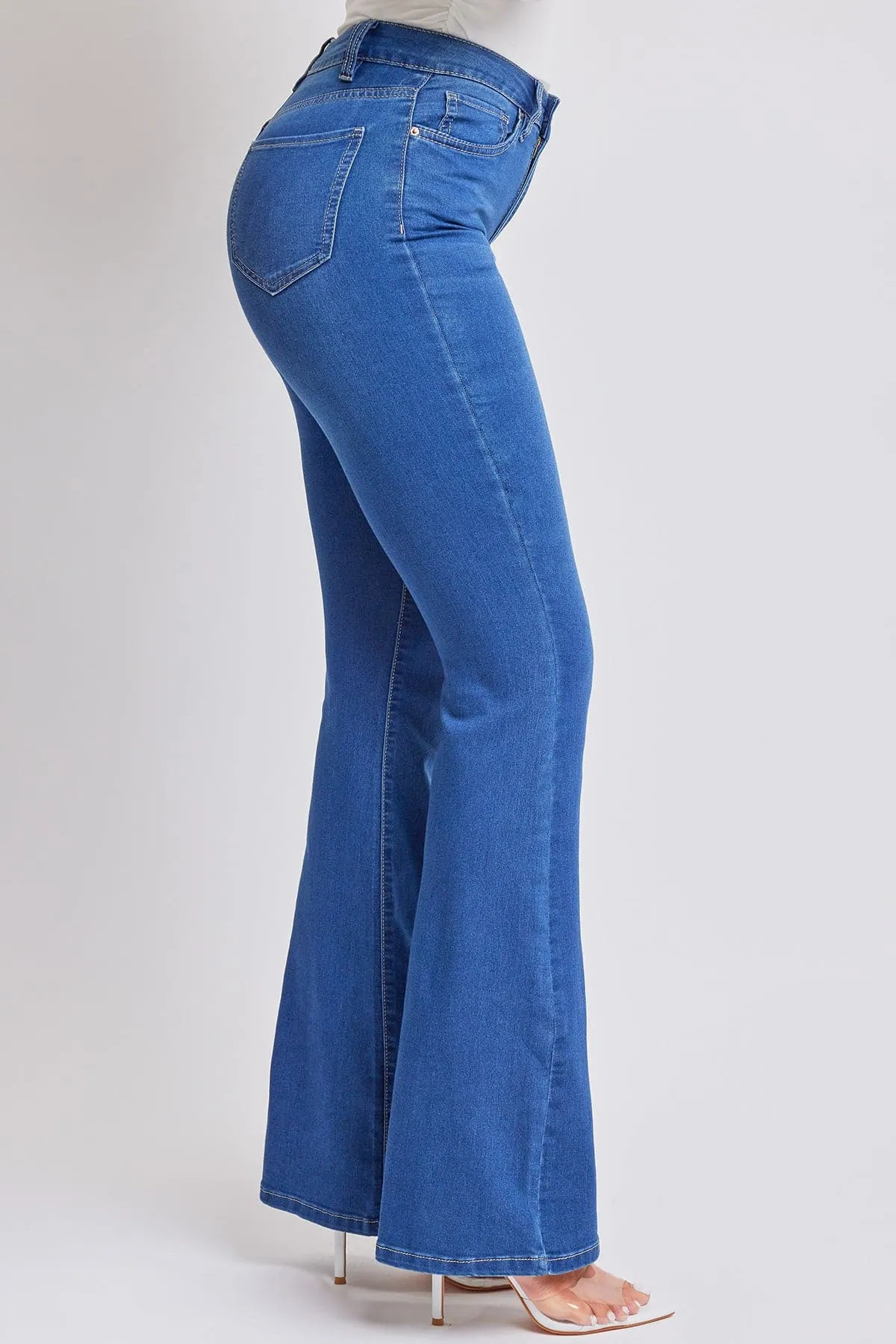 Women's Essential Hyperdenim Flare Jeans sold by YMI product image thumbnail 3
