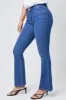 Women's Essential HyperDenim Flare Jeans With Regular Inseam sold by YMI