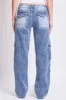 Women's High Rise Skater Cargo Jeans sold by YMI
