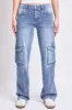 Women's High Rise Skater Cargo Jeans sold by YMI