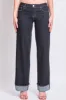 Women's Britney Low Rise Wide Leg Cuff Jeans sold by YMI
