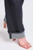Women's Britney Low Rise Wide Leg Cuff Jeans sold by YMI