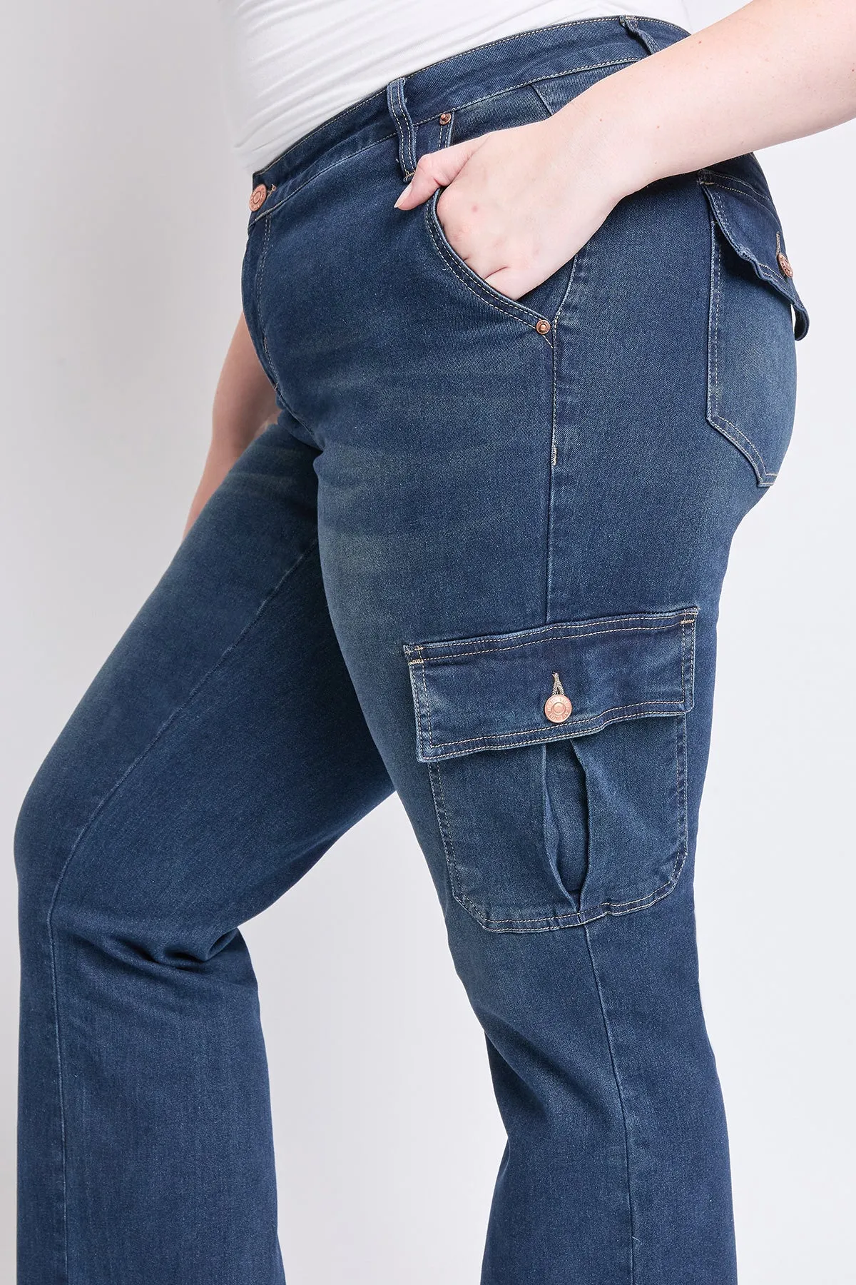 Women's Plus Low Rise Straight Skater Jeans sold by YMI product image thumbnail 5