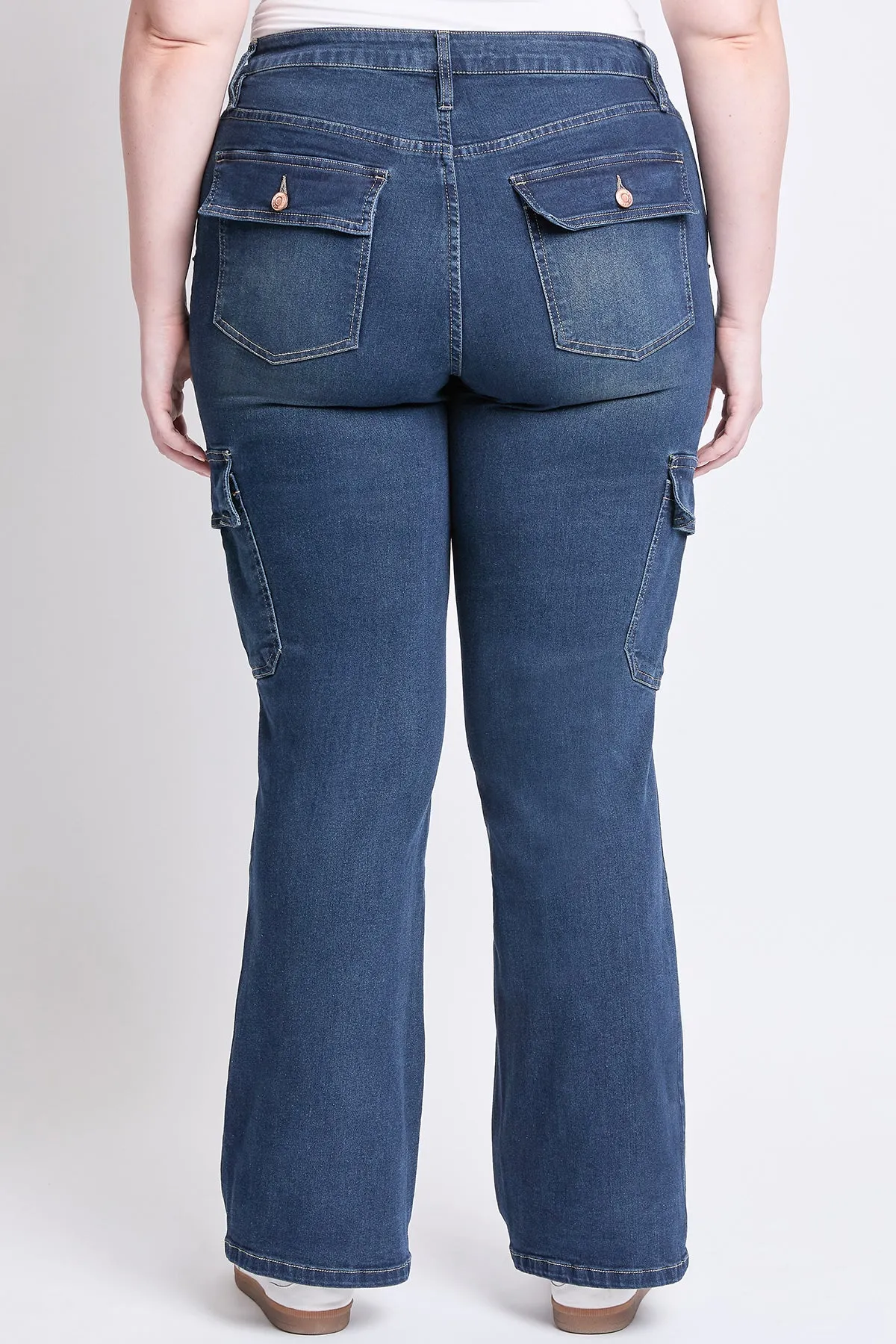 Women's Plus Low Rise Straight Skater Jeans sold by YMI product image thumbnail 4