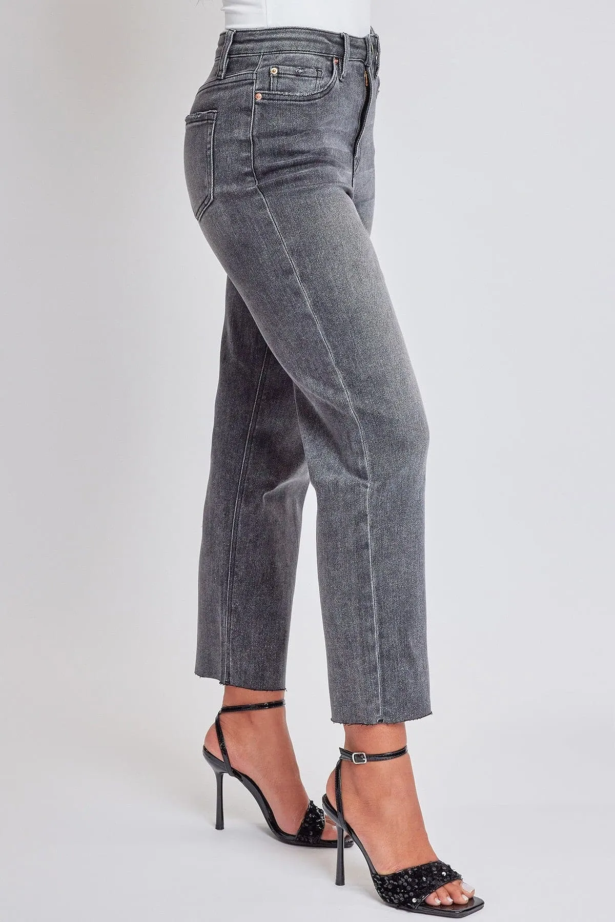 Women's Luxe Cropped Straight Jeans sold by YMI product image thumbnail 3