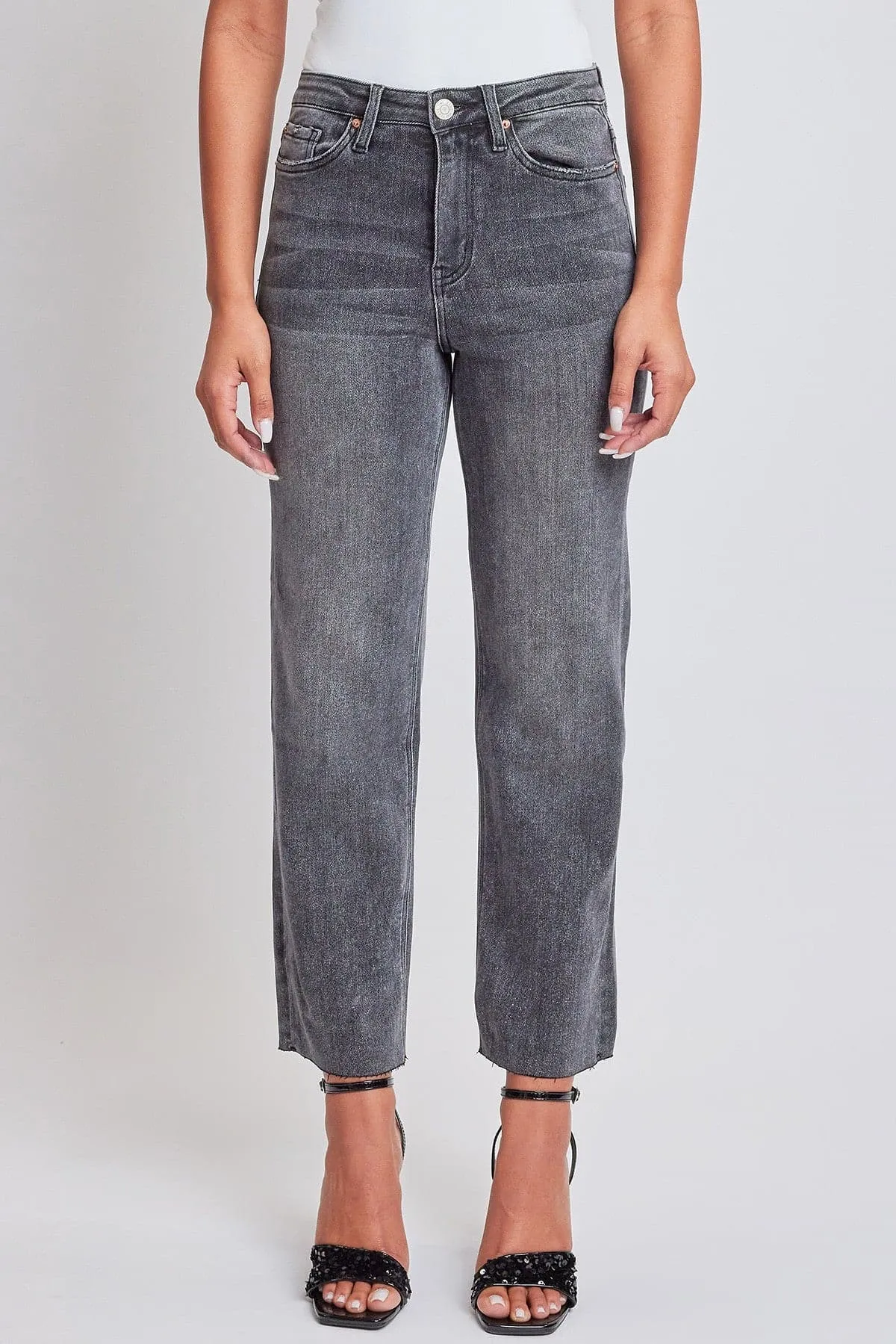 Women's Luxe Cropped Straight Jeans sold by YMI product image thumbnail 2