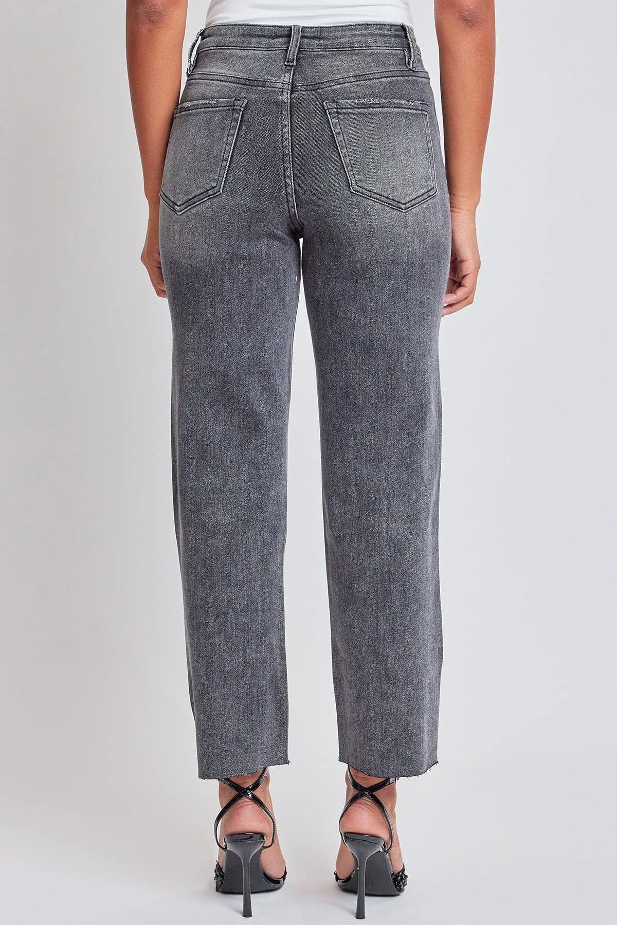Women's Luxe Cropped Straight Jeans sold by YMI product image thumbnail 4