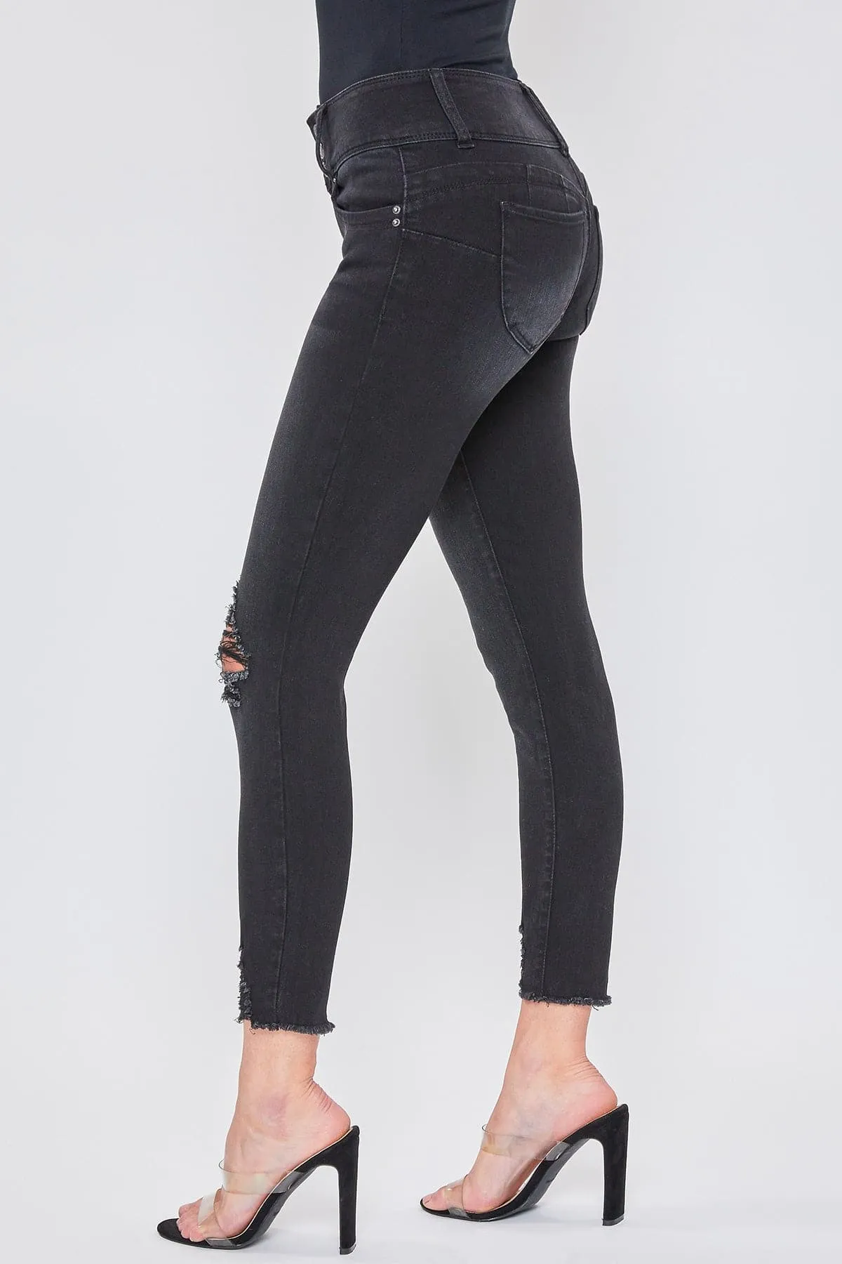 Women's Sustainable WannaBettaButt Ankle Jeans sold by YMI product image thumbnail 3