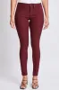 Women's Hyperstretch Skinny Pants, Dark Wine sold by YMI