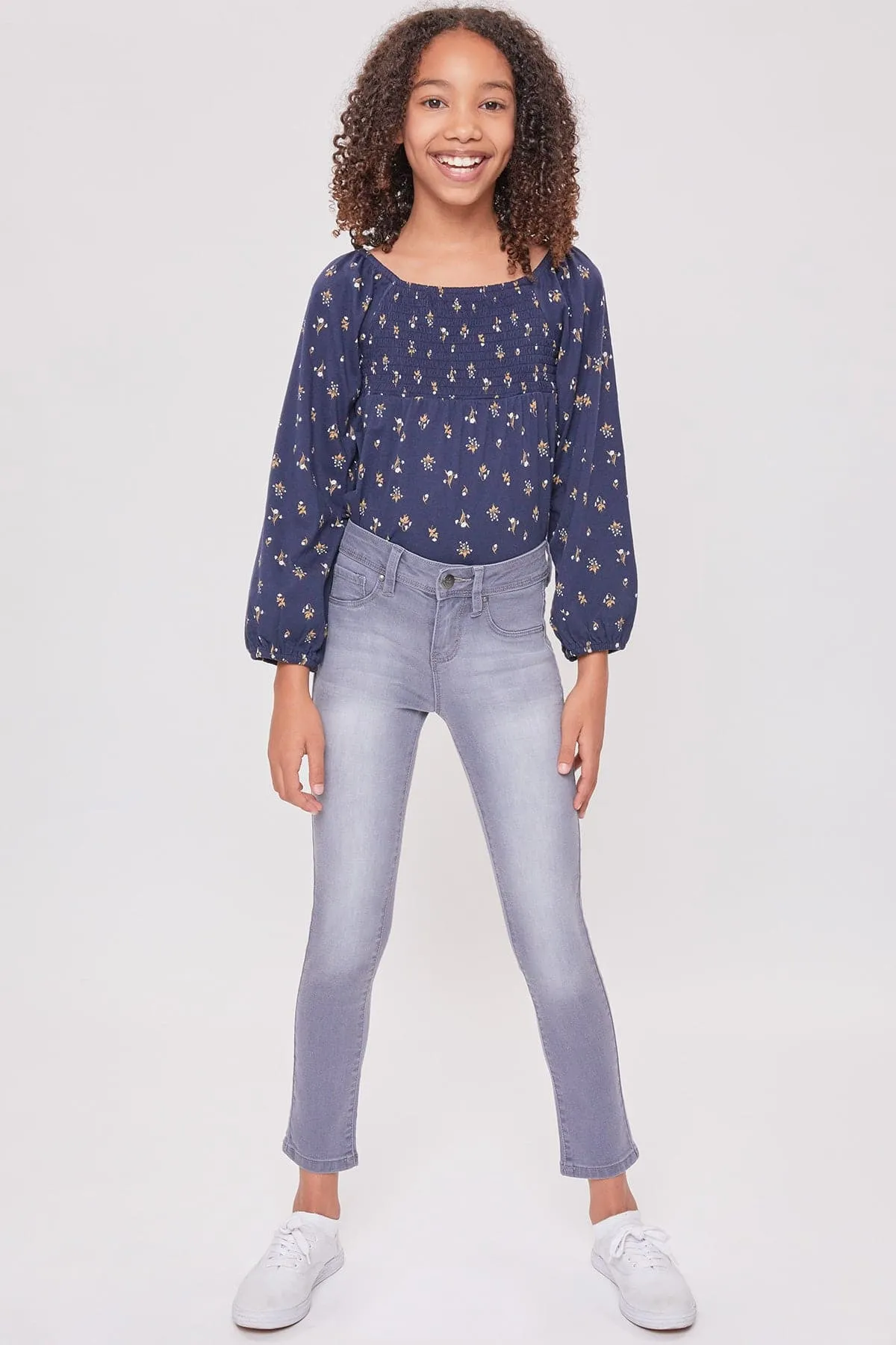 Girls Essential Denim Skinny Jeans sold by YMI product image thumbnail 5