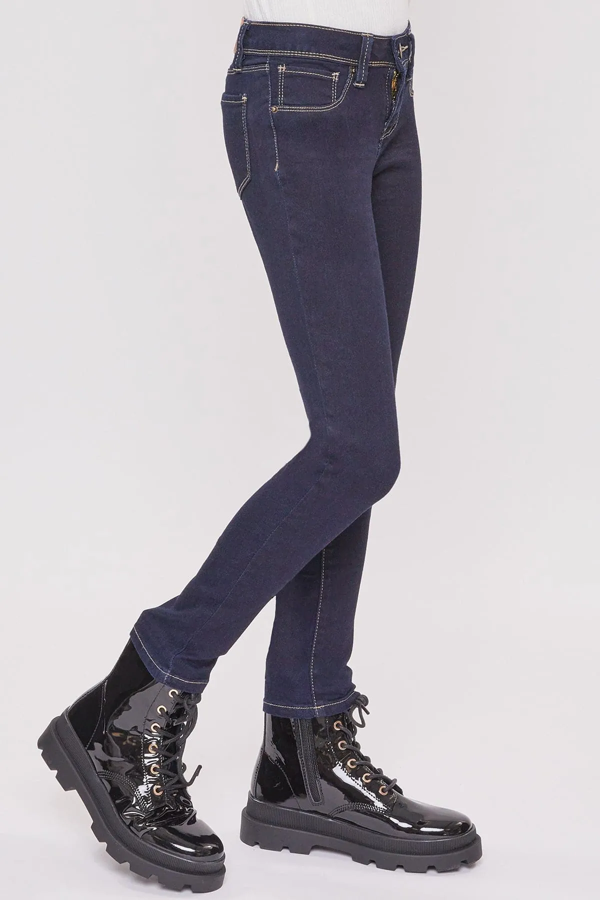 Girls Essential Denim Skinny Jeans sold by YMI product image thumbnail 2