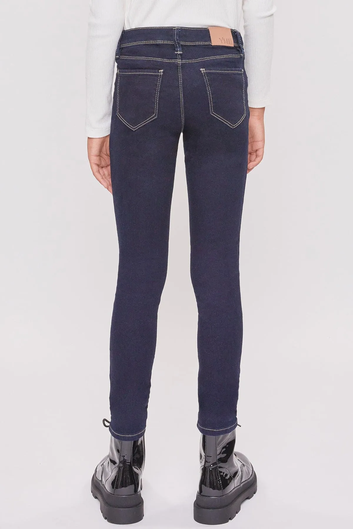 Girls Essential Denim Skinny Jeans sold by YMI product image thumbnail 4