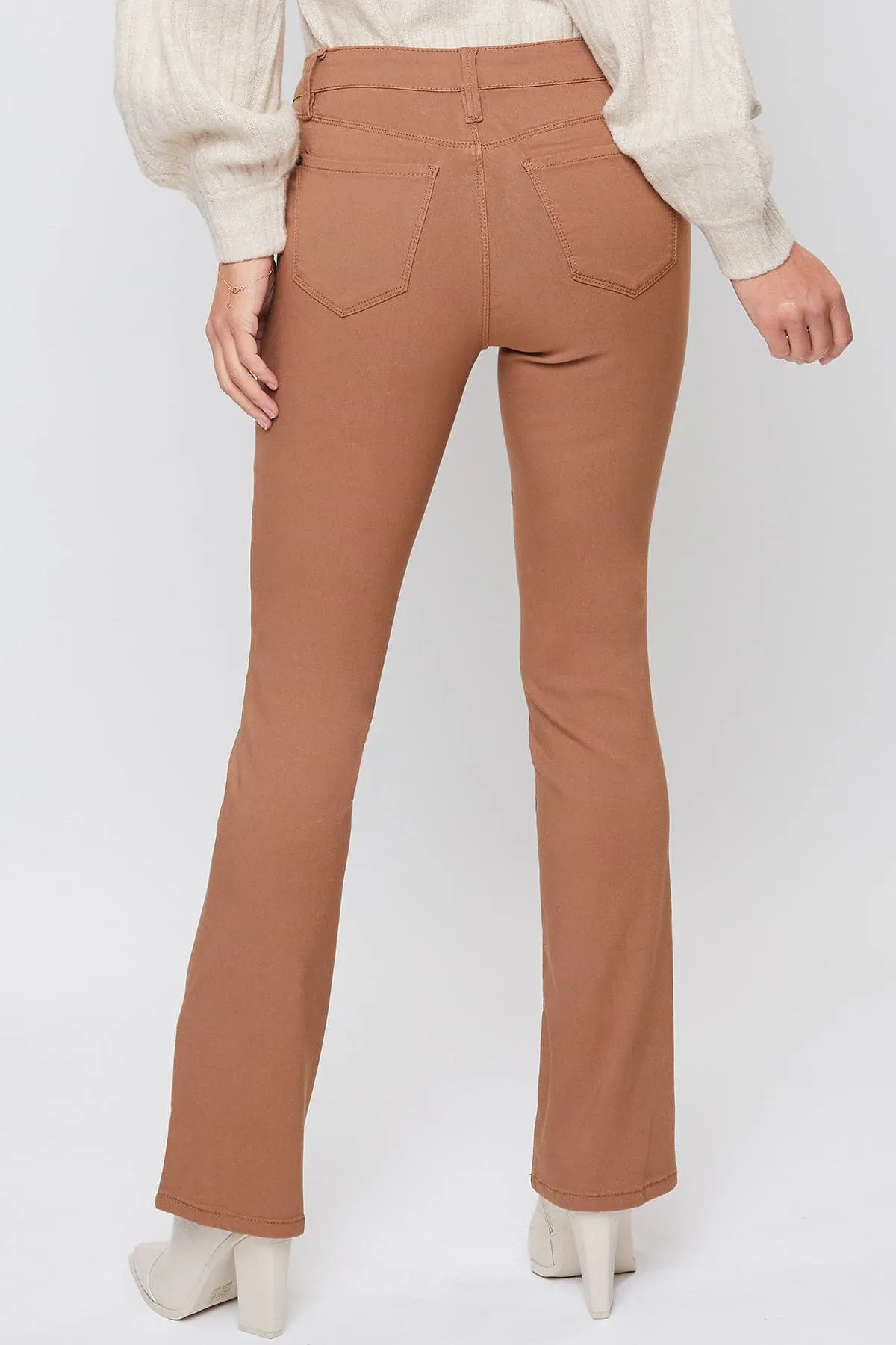 Women's Hyperstretch Bootcut Pants, Almond sold by YMI product image thumbnail 4