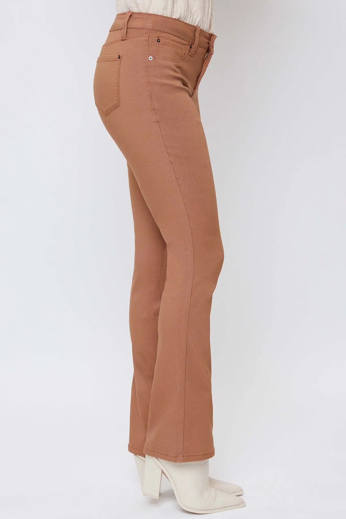 Women's Hyperstretch Bootcut Pants, Almond sold by YMI product image thumbnail 3