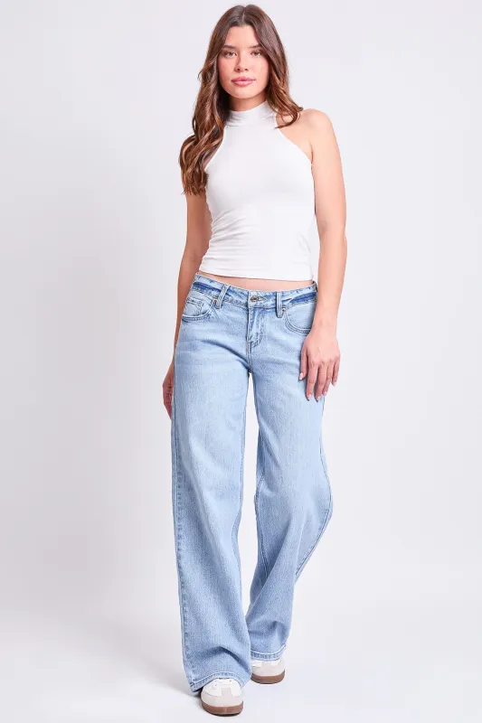 Women's Luxe Brittany Wide Leg Jeans sold by YMI