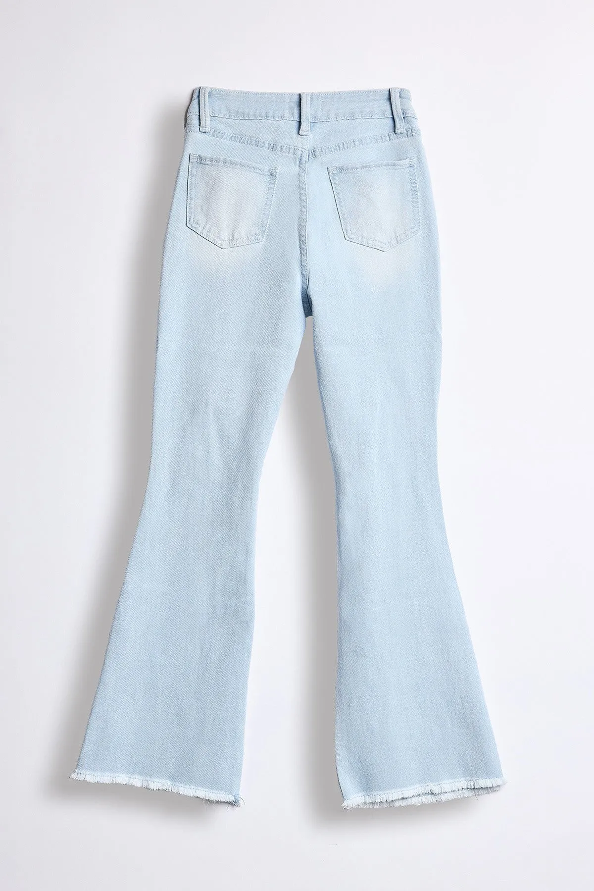 Girls Fray Hem Flare sold by YMI product image thumbnail 2