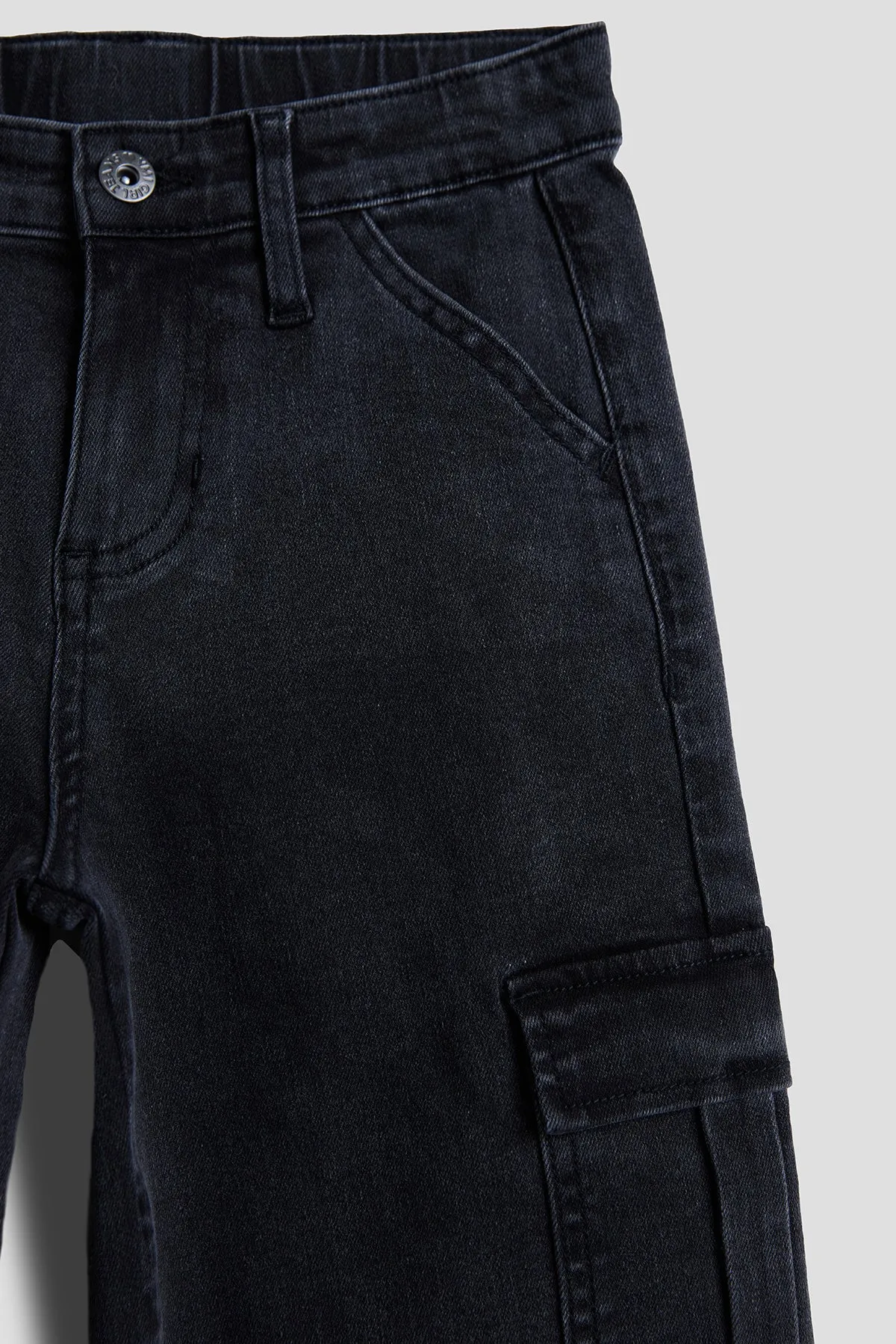 Girls Wide Leg Skater Cargo Jeans sold by YMI product image thumbnail 5