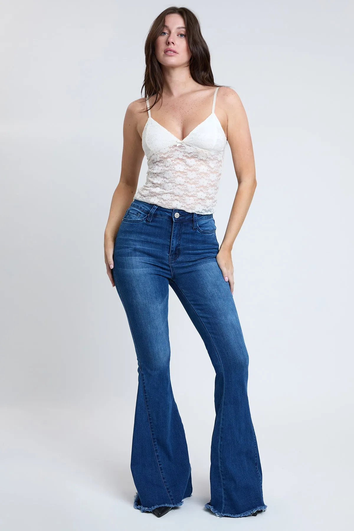 Women's Savannah Extreme Fit & Flare Jeans sold by YMI product image thumbnail 3