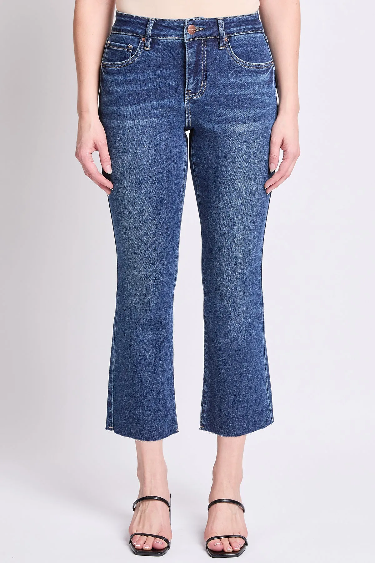 Women's Premium Stretch Cropped Kick Flare sold by YMI