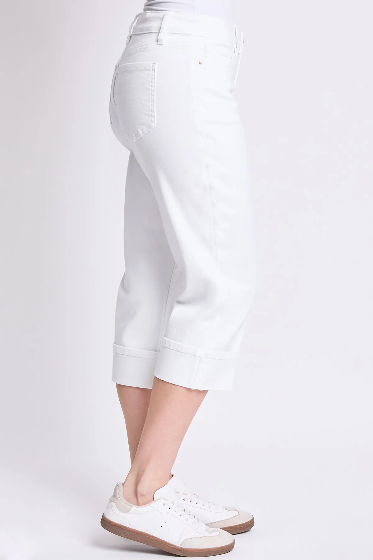 Women's Premium Stretch Essential Cuff Capri sold by YMI product image thumbnail 5