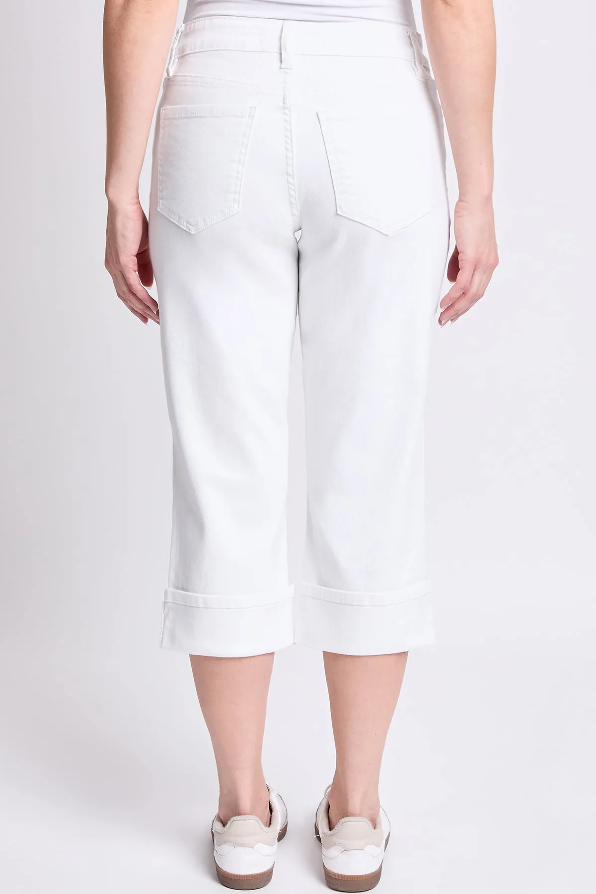 Women's Premium Stretch Essential Cuff Capri sold by YMI product image thumbnail 4