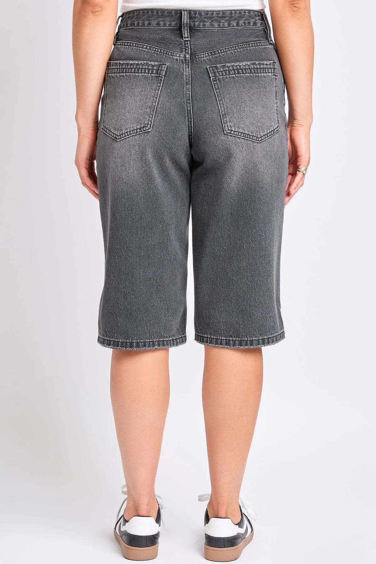 Women's Relaxed Fit Wide Leg Jorts sold by YMI product image thumbnail 5