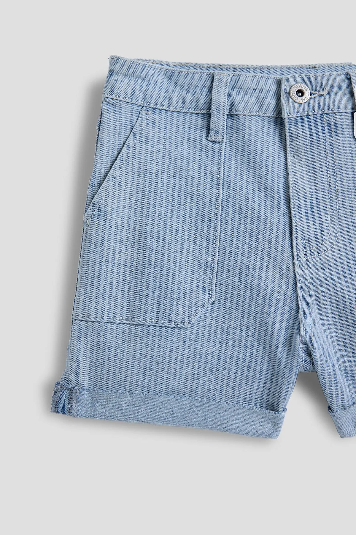 Girls Lany Porkchop Pocket Denim Short sold by YMI product image thumbnail 3