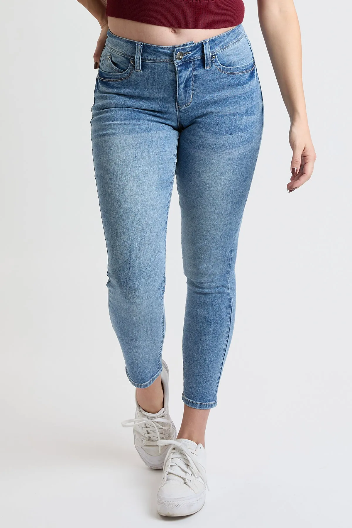 Women's High Rise Curve Confidence Skinny Jeans sold by YMI product image thumbnail 2