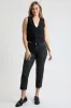 Women's High Rise Straight Leg Jeans with Tummy Control sold by YMI