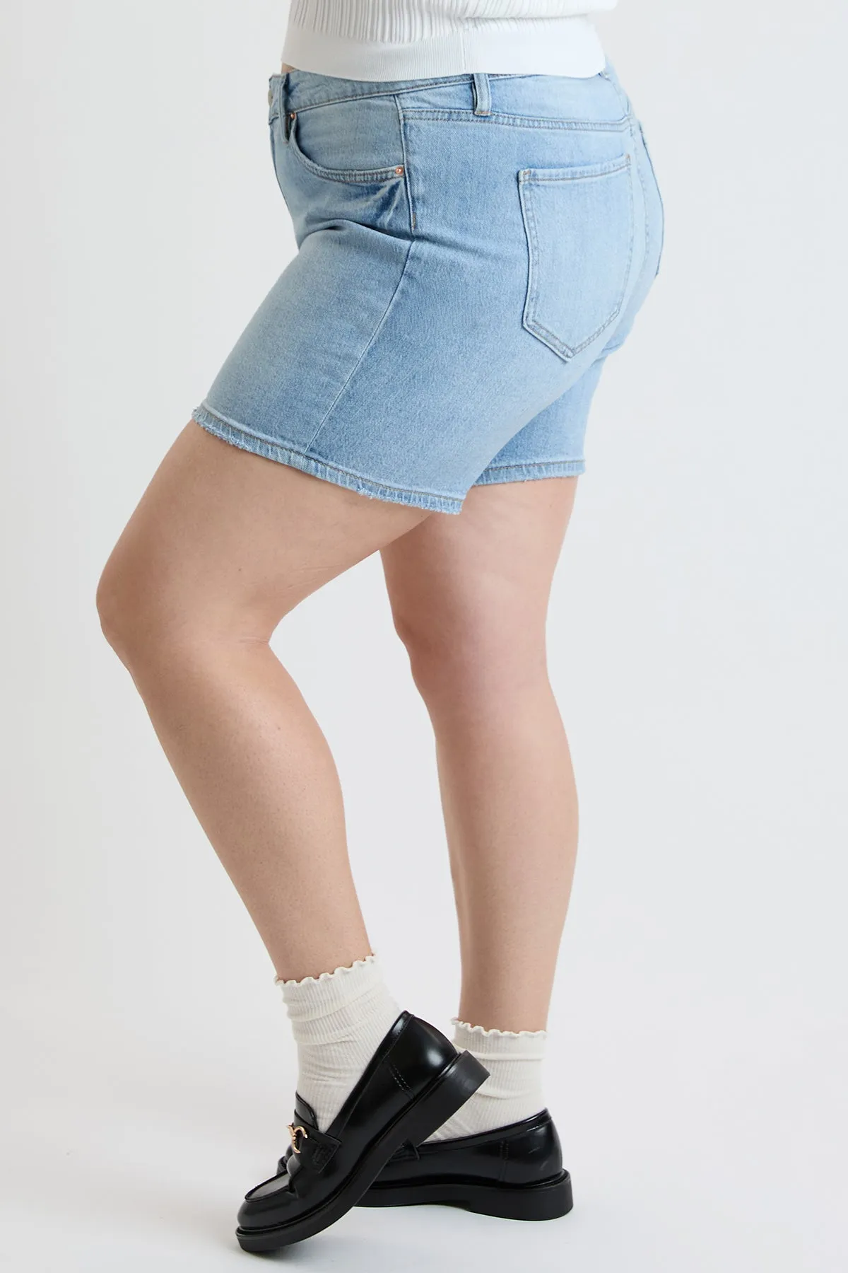 Women's Plus High Rise Essential Short sold by YMI product image thumbnail 3