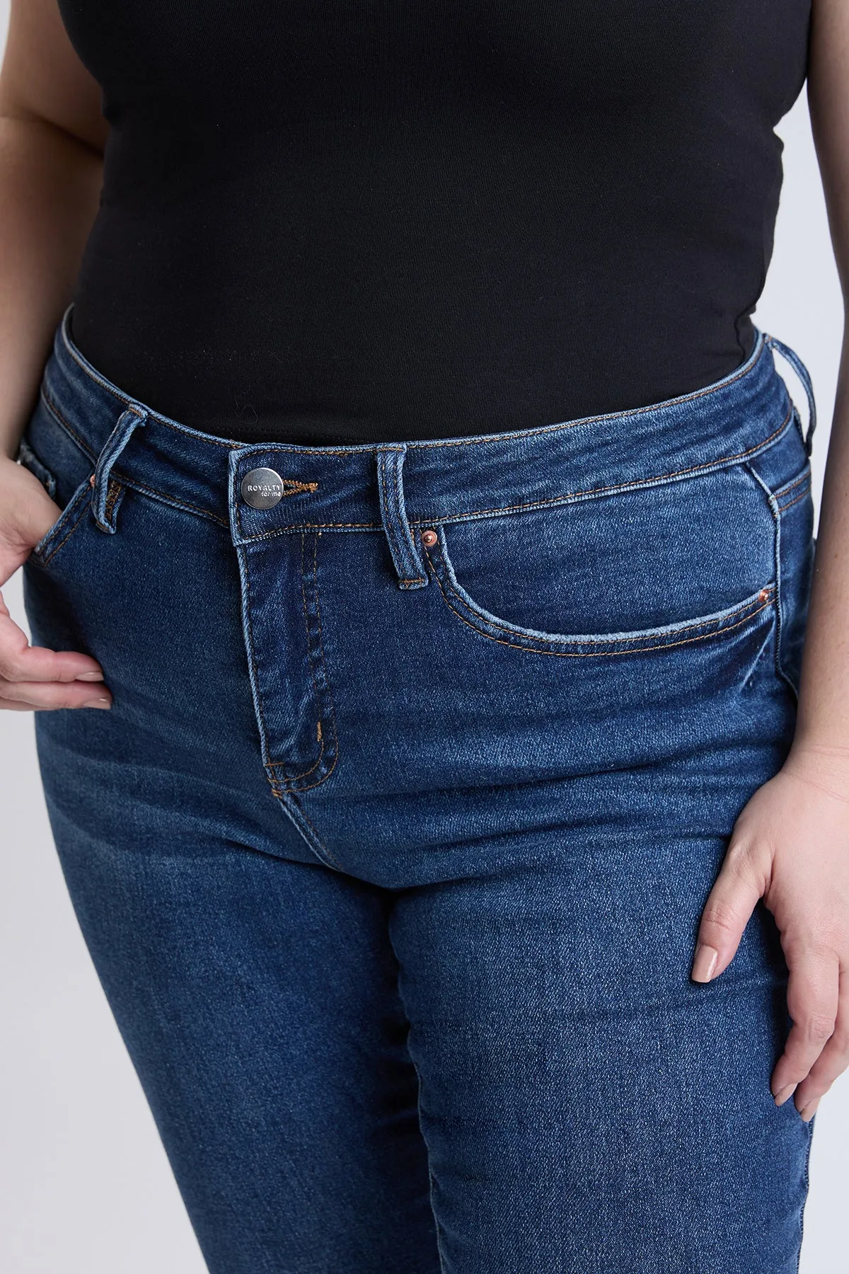 Women's Plus Premium Stretch Skinny Jean sold by YMI product image thumbnail 4