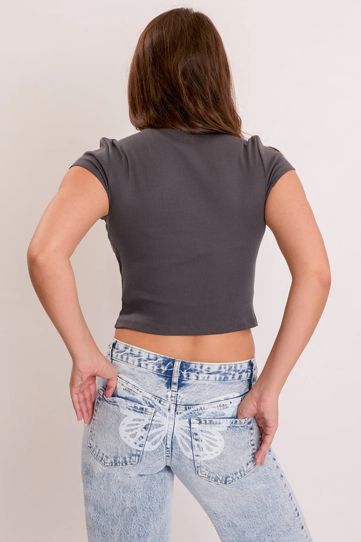 Women's Britney Wide Leg with Butterfly Print sold by YMI product image thumbnail 5