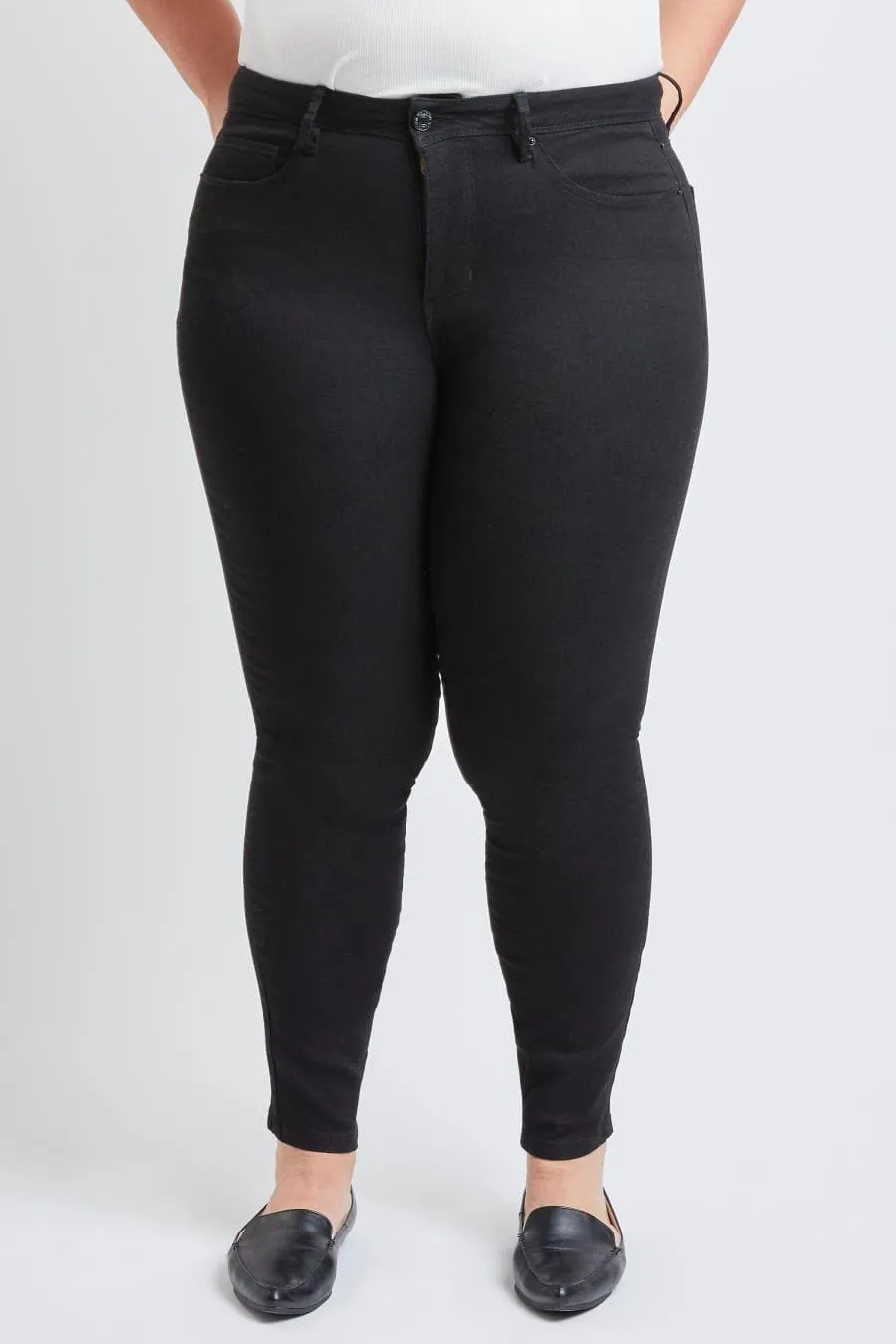 Women's Plus Size Tummy Control High Rise Skinny Jean sold by YMI product image thumbnail 2