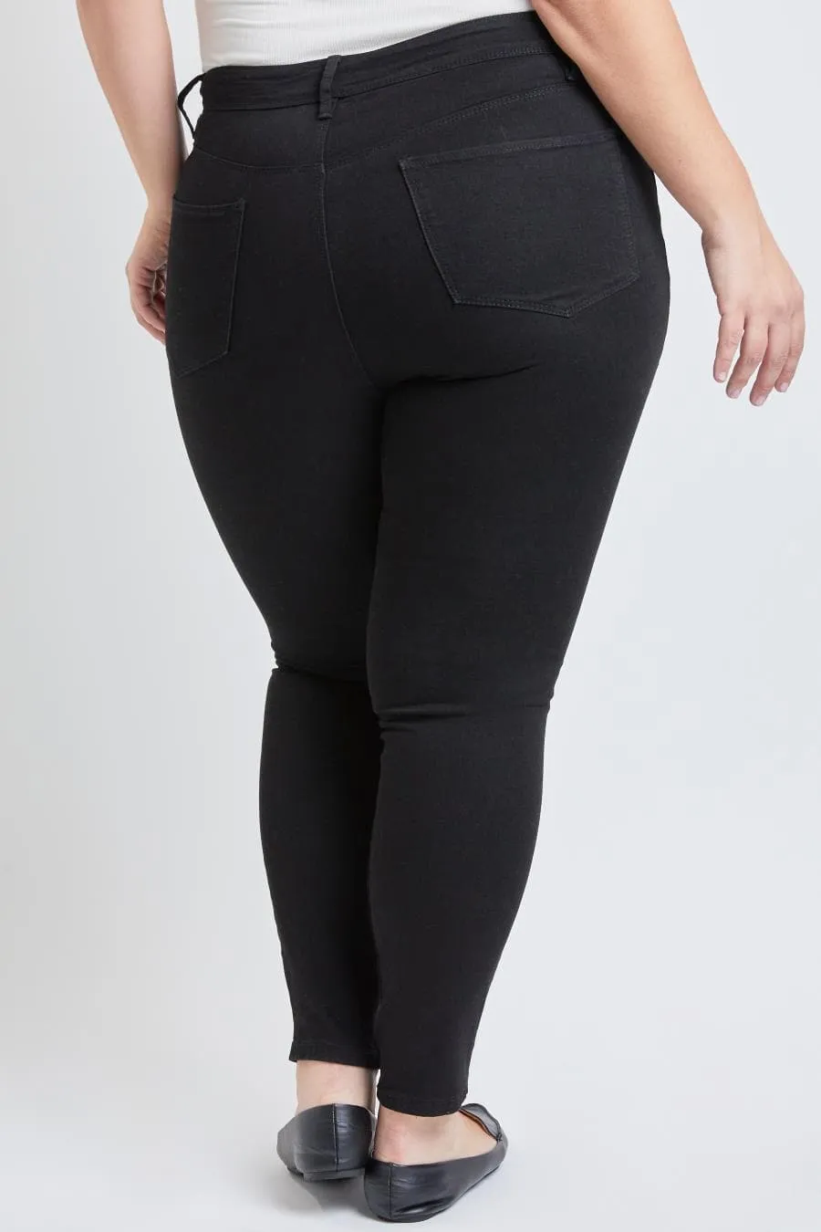 Women's Plus Size Tummy Control High Rise Skinny Jean sold by YMI product image thumbnail 4