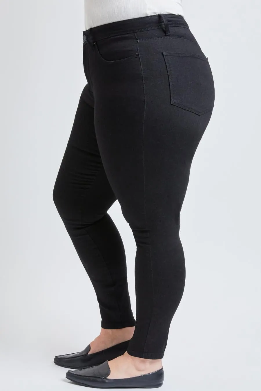 Women's Plus Size Tummy Control High Rise Skinny Jean sold by YMI product image thumbnail 3