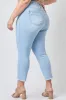 Women's Plus Denim Ankle Jogger sold by YMI