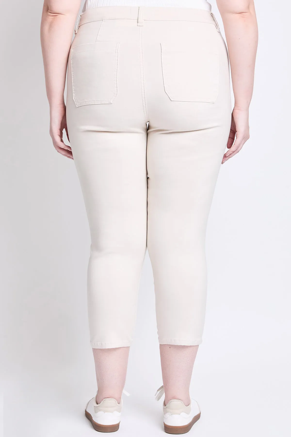 Women's Plus Hyperstretch Crop Straight Pants sold by YMI product image thumbnail 5