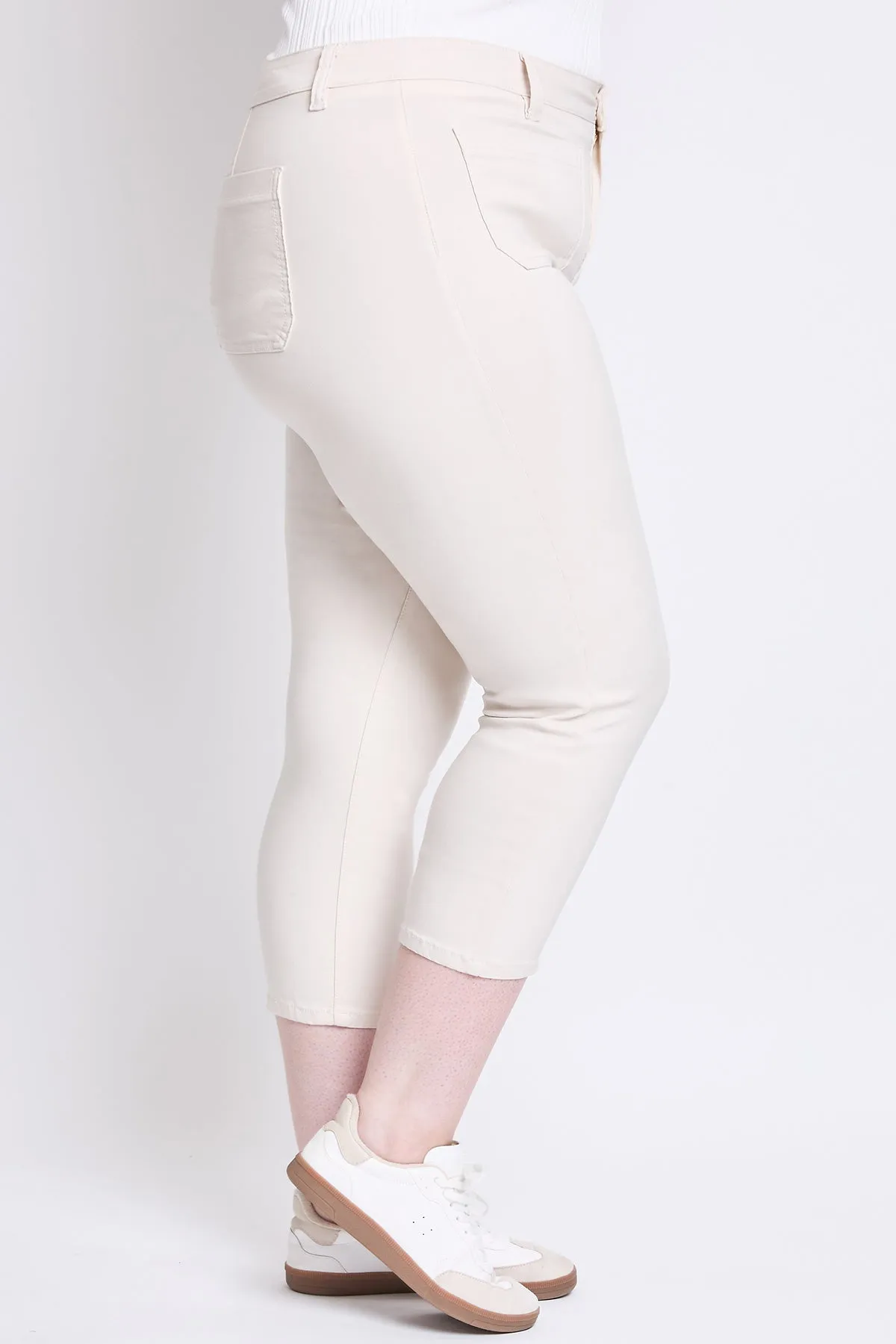 Women's Plus Hyperstretch Crop Straight Pants sold by YMI product image thumbnail 4