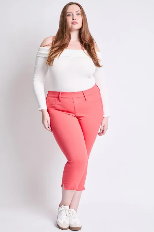 Women's Plus Hyperstretch Capri sold by YMI