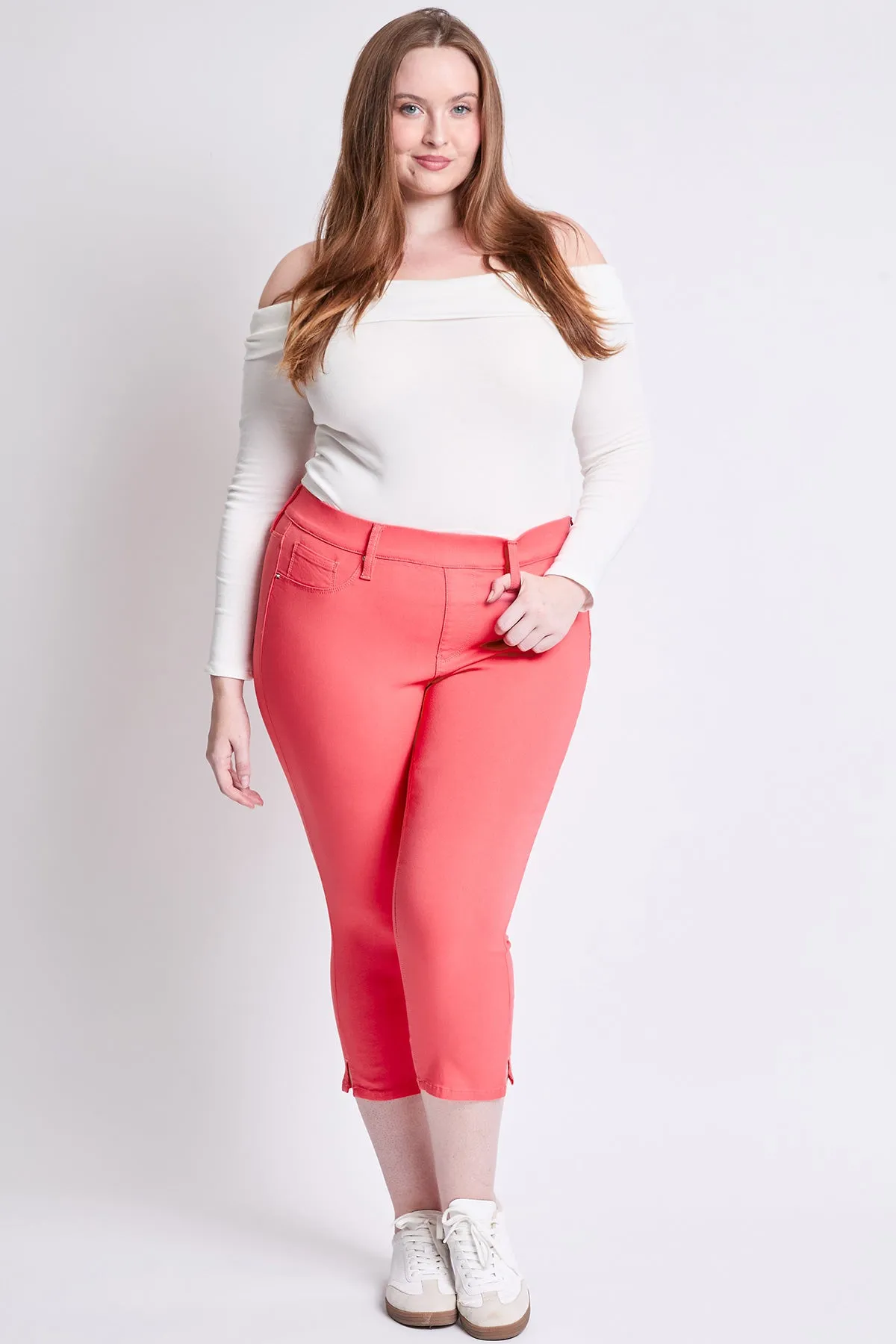 Women's Plus Hyperstretch Capri sold by YMI product image thumbnail 5