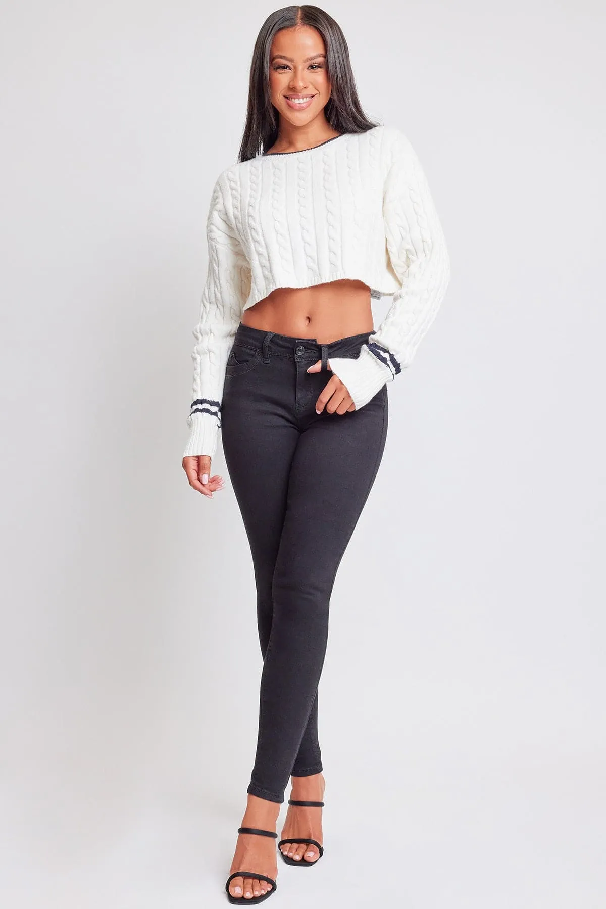 Women's Sustainable WannaBettaButt Skinny Jean sold by YMI product image thumbnail 5