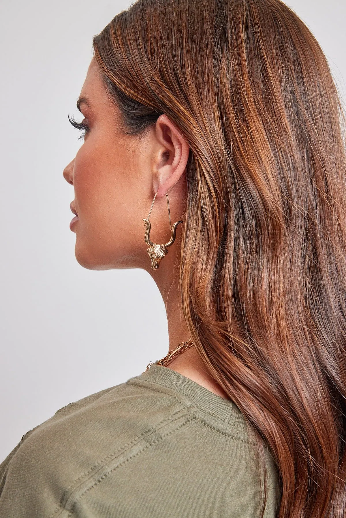 Western Bull Earrings sold by YMI product image thumbnail 2