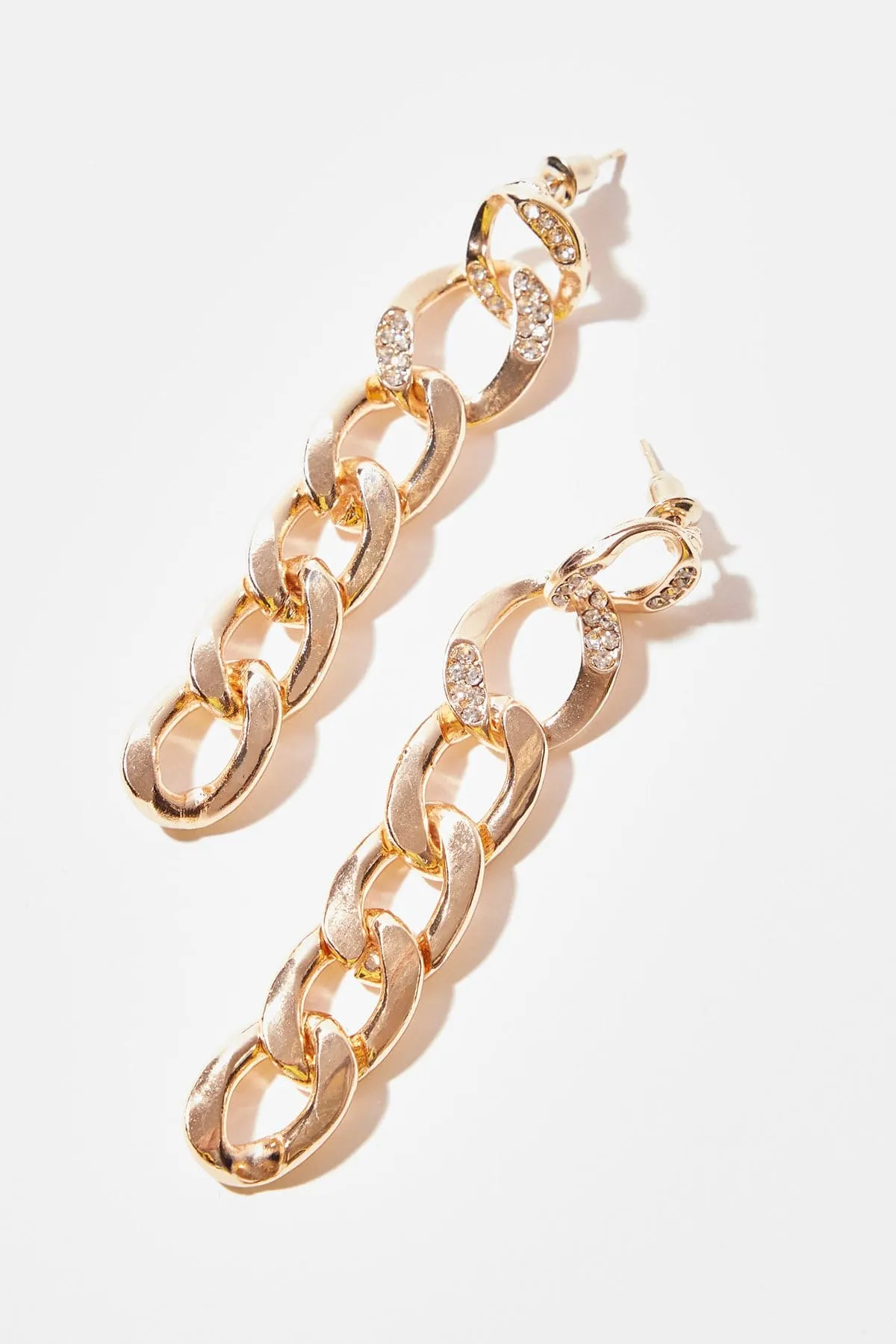 Rhinestone Chain Drop Earrings sold by YMI product image thumbnail 2