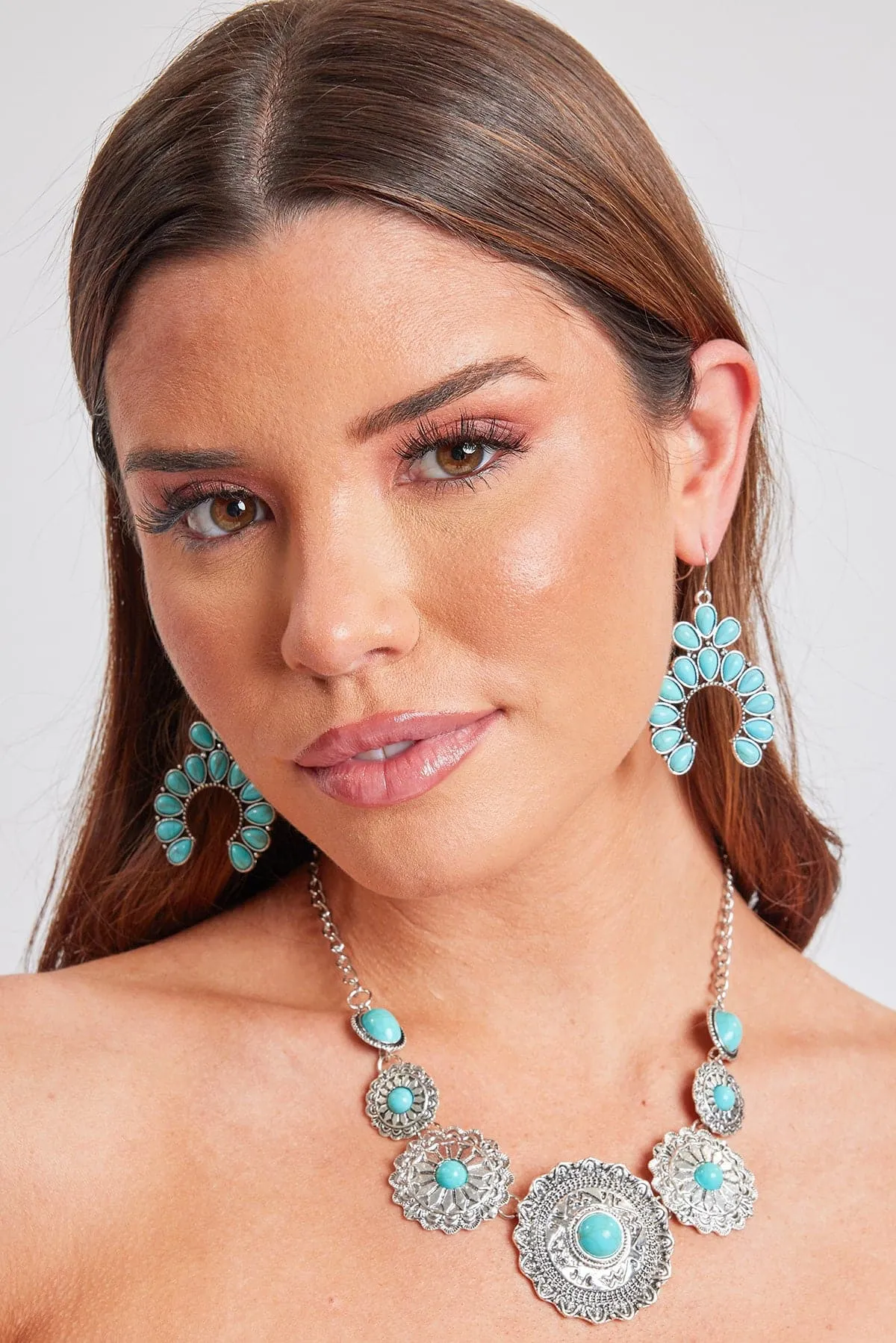 Turquoise Blossom Earring sold by YMI product image thumbnail 2