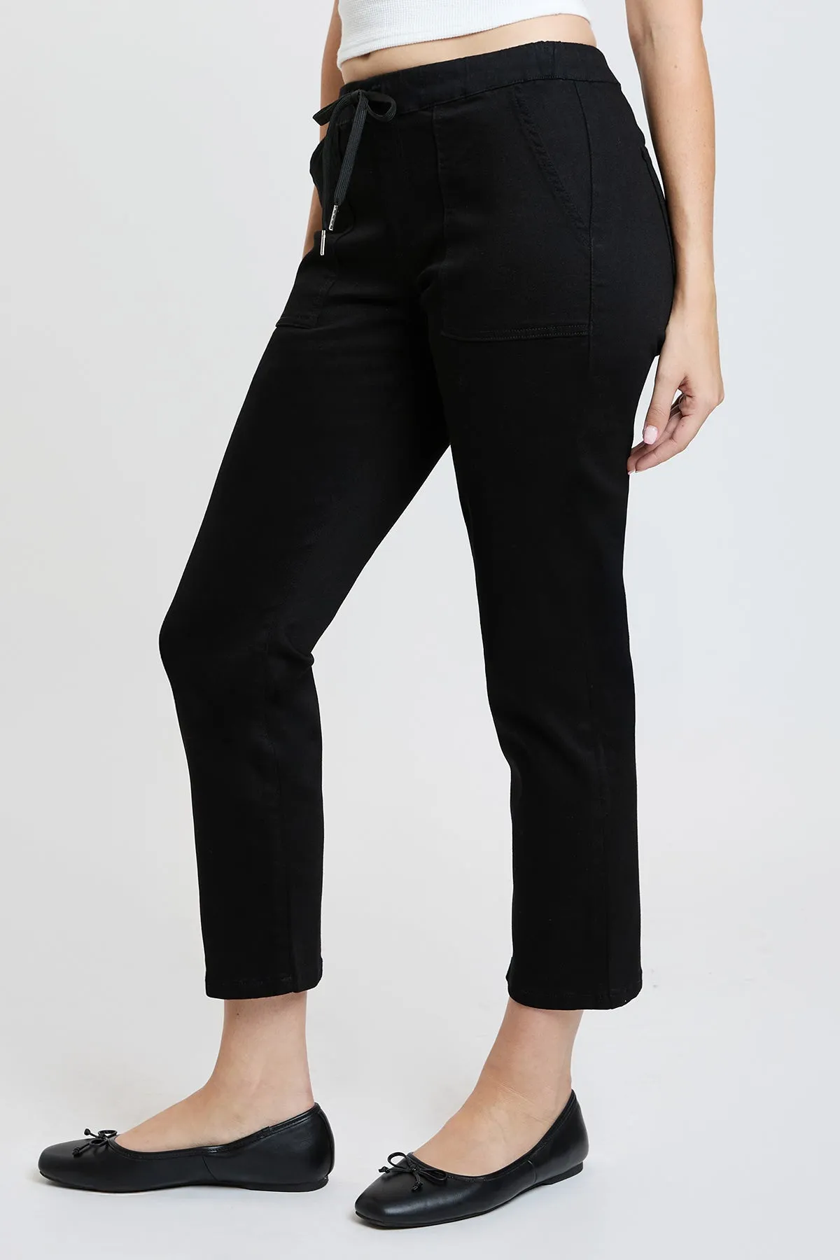 Women's High Rise Pull On Straight Jogger sold by YMI product image thumbnail 3