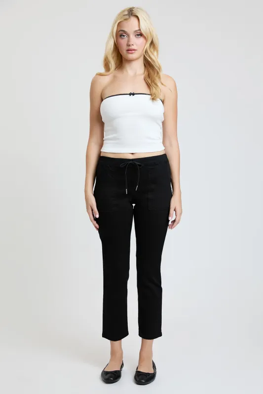 Women's High Rise Pull On Straight Leg Jogger sold by YMI