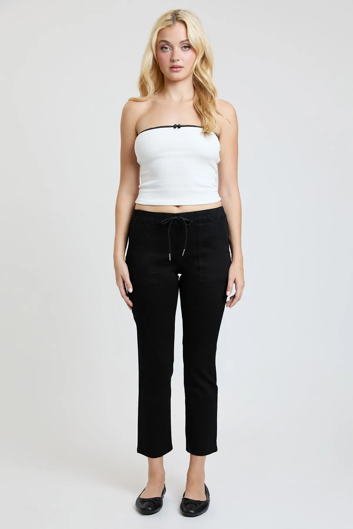 Women's High Rise Pull On Straight Jogger sold by YMI