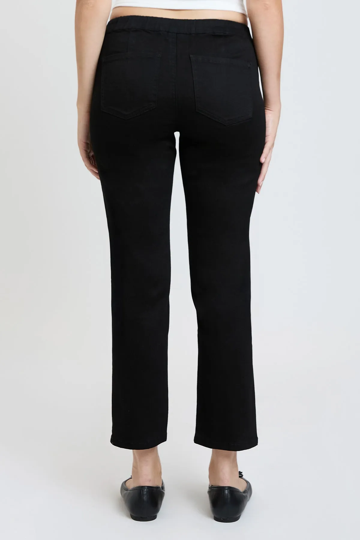 Women's High Rise Pull On Straight Jogger sold by YMI product image thumbnail 4