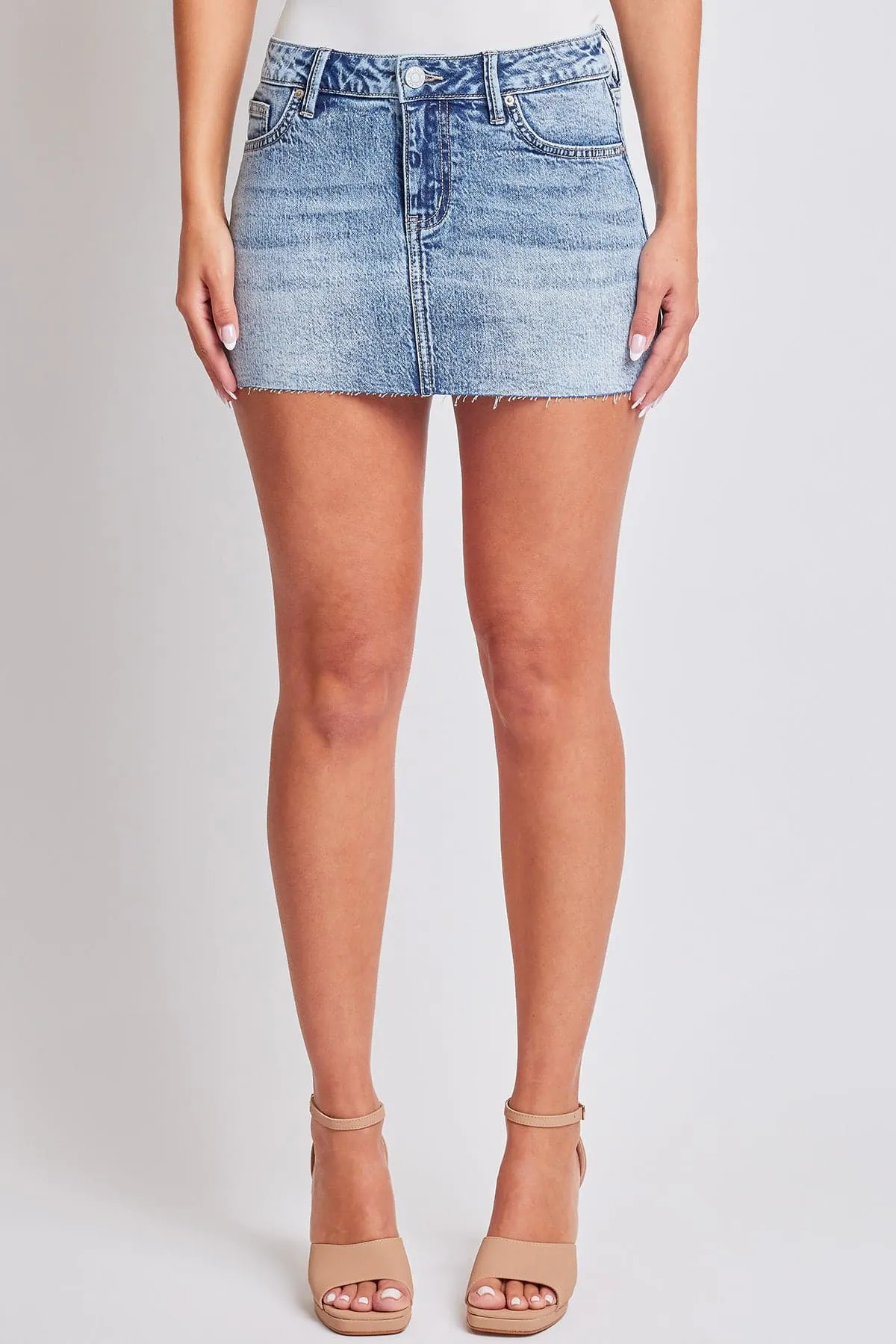 Women's Luxe Micro Mini Skirt With Raw Hem sold by YMI product image thumbnail 2